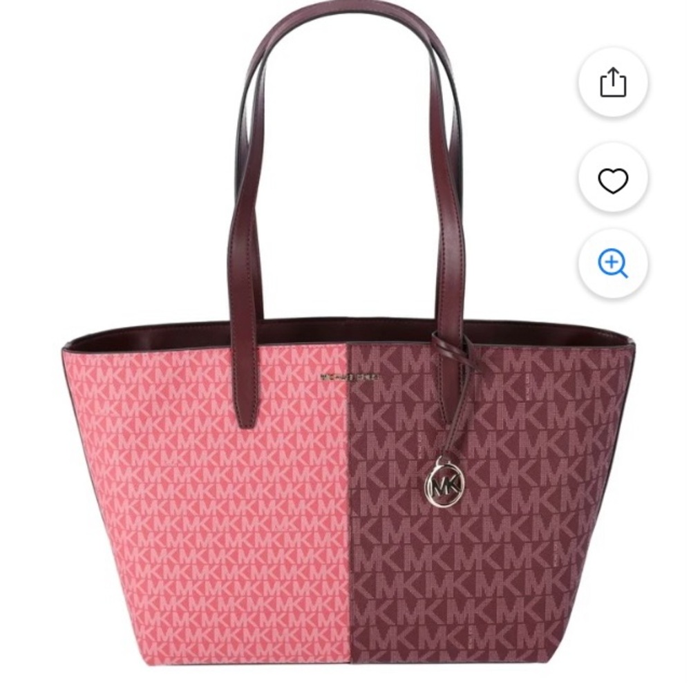 Jet Set Medium Two-Tone Logo Tote Bag